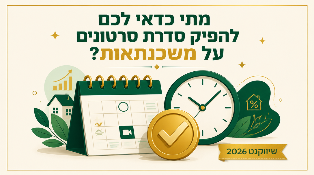 מתי כדאי לכם להפיק סדרת סרטונים על משכנתאות? - שיווקנט