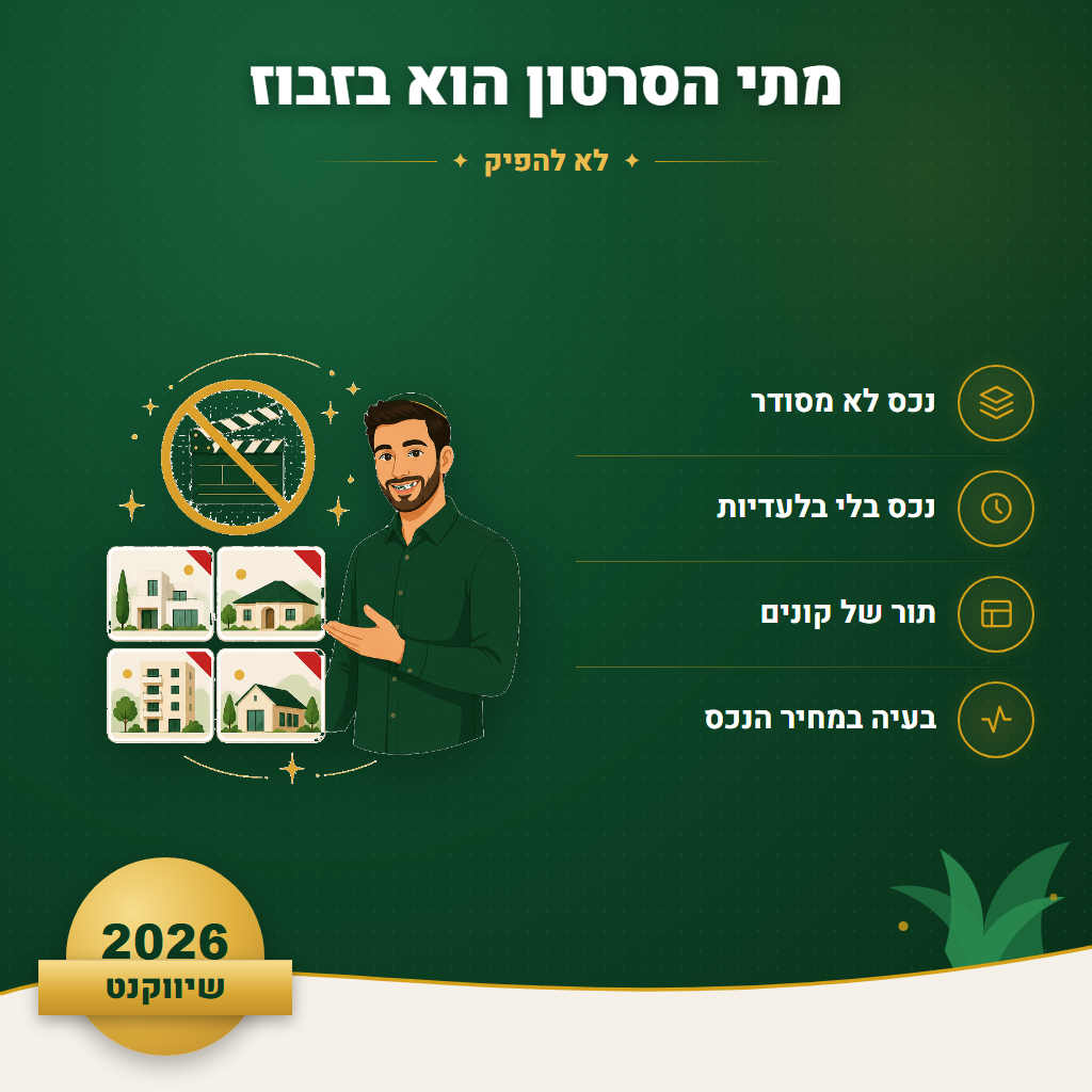 מתי הסרטון הוא בזבוז - לא להפיק | שיווקנט
