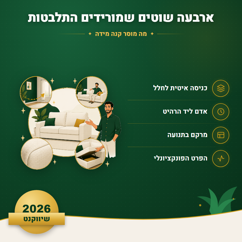 ארבעה שוטים שמורידים התלבטות - מה מוסר קנה מידה | שיווקנט